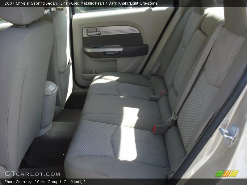 Linen Gold Metallic Pearl / Dark Khaki/Light Graystone 2007 Chrysler Sebring Sedan