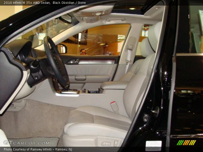Black Obsidian / Stone 2010 Infiniti M 35x AWD Sedan
