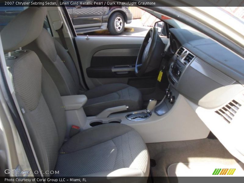 Linen Gold Metallic Pearl / Dark Khaki/Light Graystone 2007 Chrysler Sebring Sedan