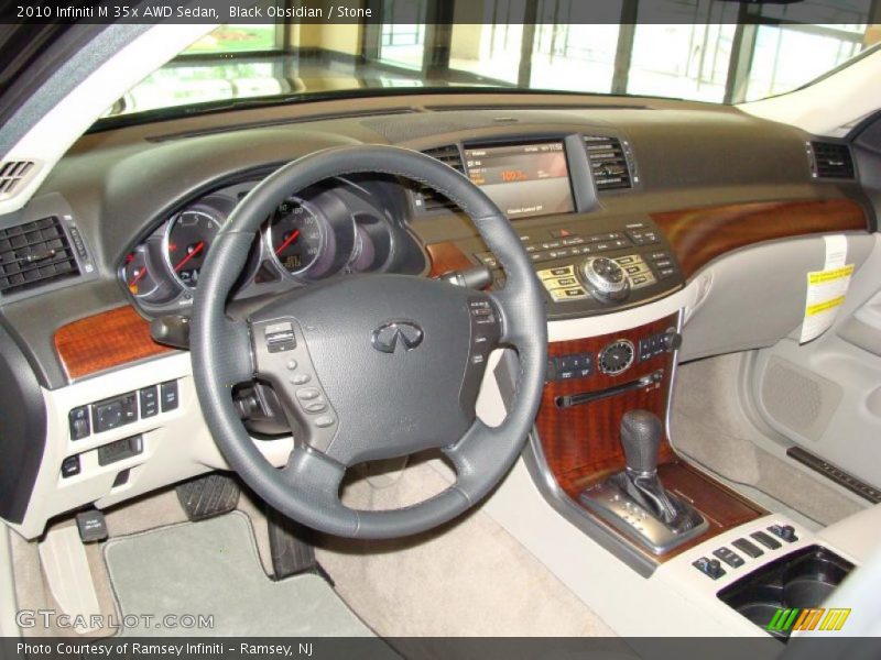 Black Obsidian / Stone 2010 Infiniti M 35x AWD Sedan