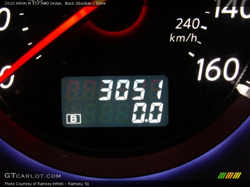 Black Obsidian / Stone 2010 Infiniti M 35x AWD Sedan