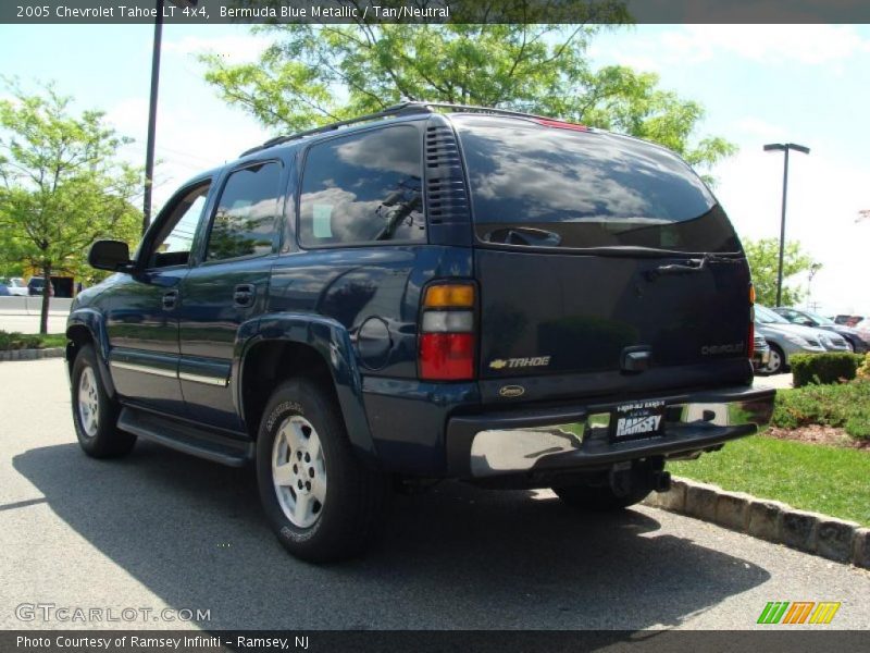 Bermuda Blue Metallic / Tan/Neutral 2005 Chevrolet Tahoe LT 4x4