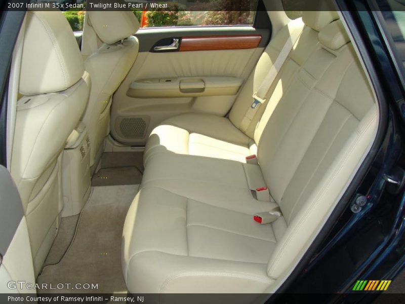 Twilight Blue Pearl / Wheat 2007 Infiniti M 35x Sedan