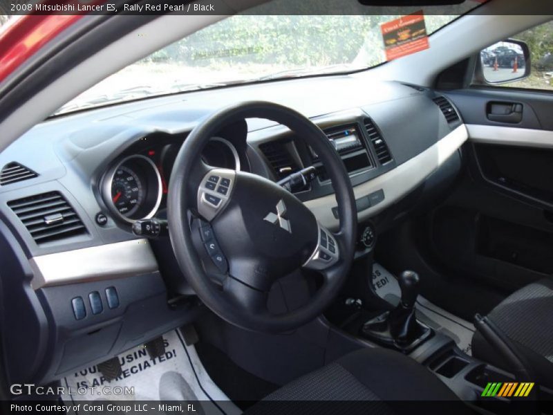 Rally Red Pearl / Black 2008 Mitsubishi Lancer ES