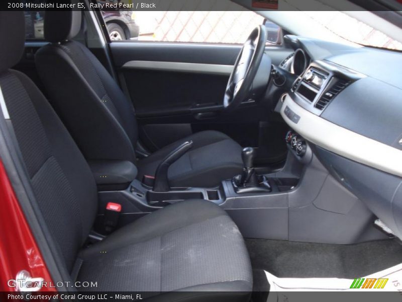 Rally Red Pearl / Black 2008 Mitsubishi Lancer ES