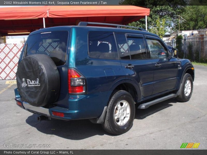 Sequoia Green Pearlescent / Tan 2002 Mitsubishi Montero XLS 4x4