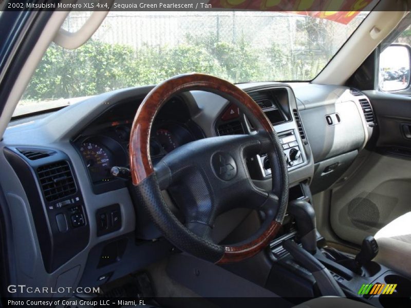 Sequoia Green Pearlescent / Tan 2002 Mitsubishi Montero XLS 4x4
