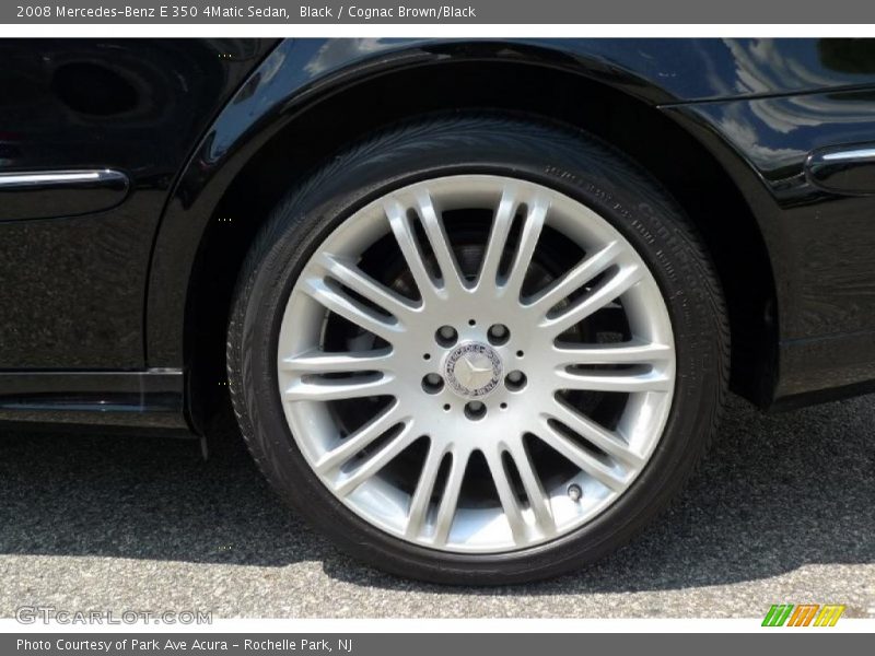 Black / Cognac Brown/Black 2008 Mercedes-Benz E 350 4Matic Sedan