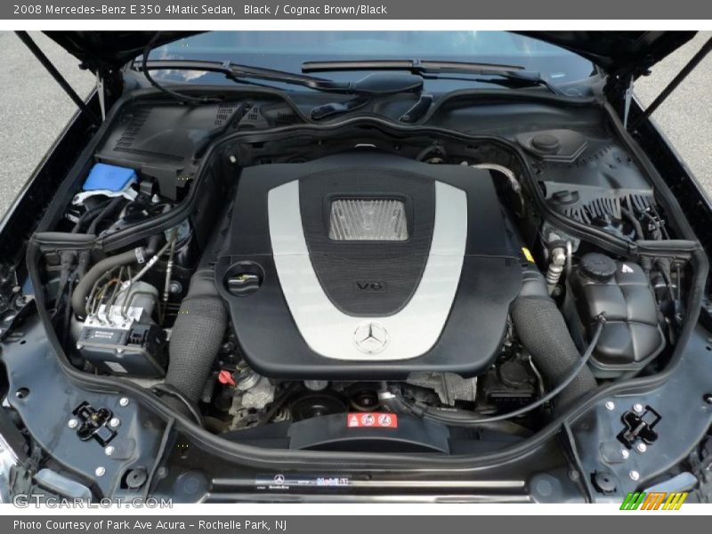 Black / Cognac Brown/Black 2008 Mercedes-Benz E 350 4Matic Sedan