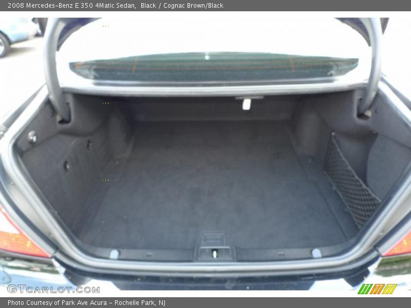 Black / Cognac Brown/Black 2008 Mercedes-Benz E 350 4Matic Sedan
