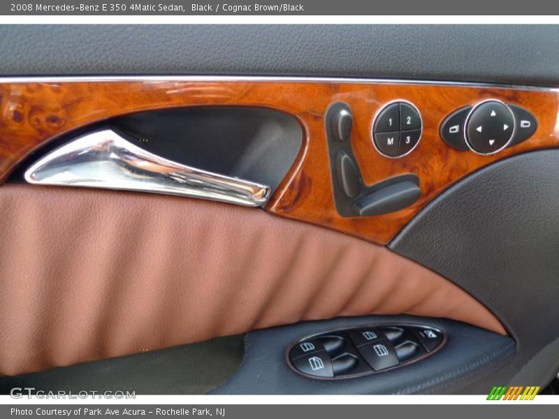Black / Cognac Brown/Black 2008 Mercedes-Benz E 350 4Matic Sedan