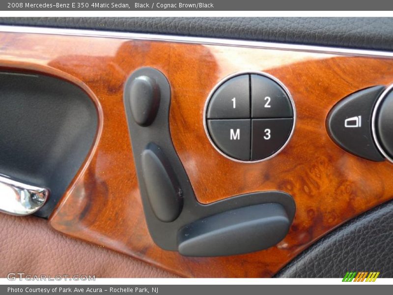 Black / Cognac Brown/Black 2008 Mercedes-Benz E 350 4Matic Sedan