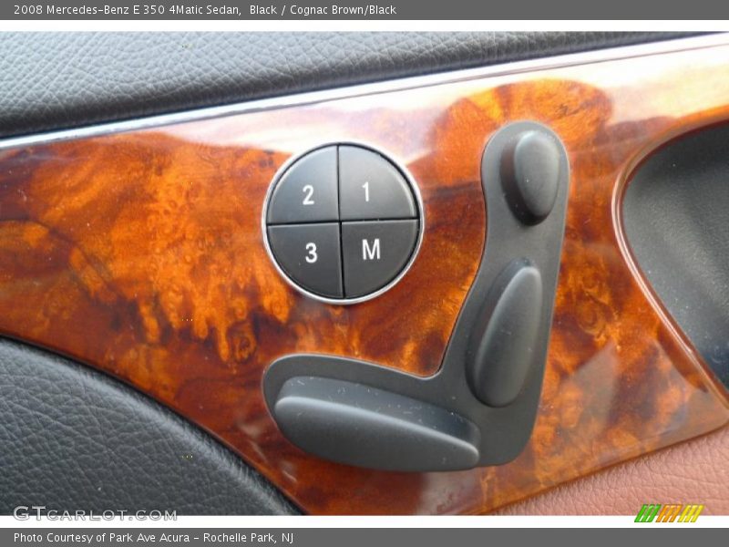 Black / Cognac Brown/Black 2008 Mercedes-Benz E 350 4Matic Sedan