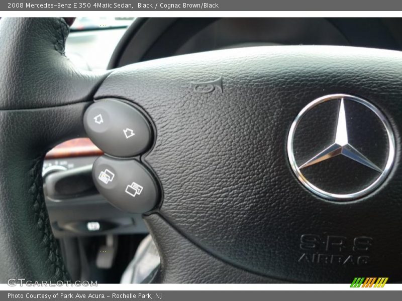 Black / Cognac Brown/Black 2008 Mercedes-Benz E 350 4Matic Sedan