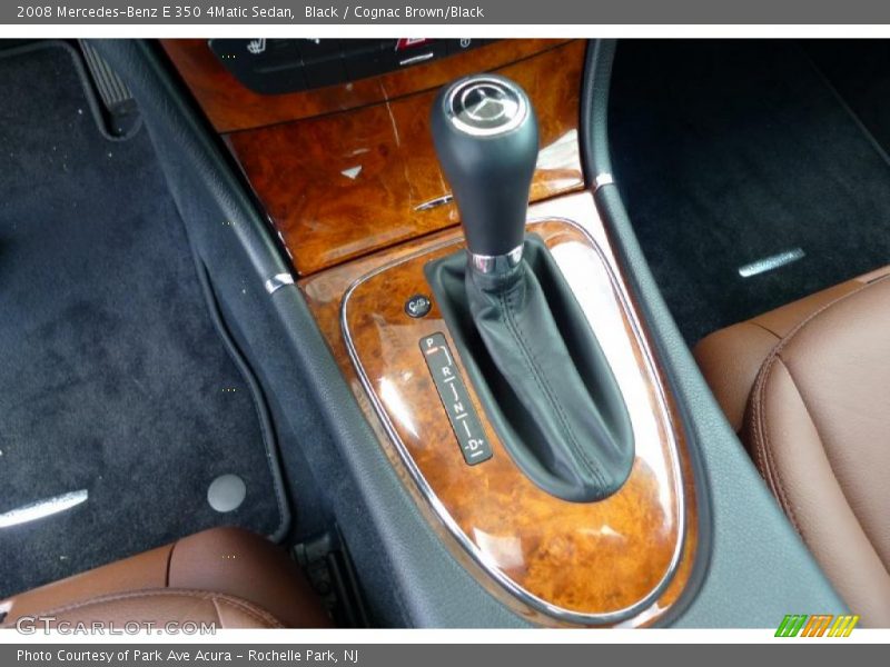 Black / Cognac Brown/Black 2008 Mercedes-Benz E 350 4Matic Sedan