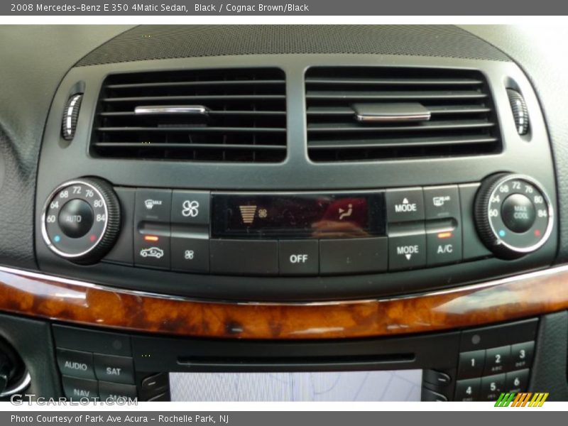Black / Cognac Brown/Black 2008 Mercedes-Benz E 350 4Matic Sedan