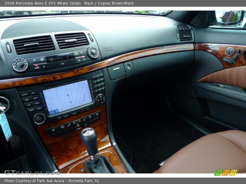 Black / Cognac Brown/Black 2008 Mercedes-Benz E 350 4Matic Sedan