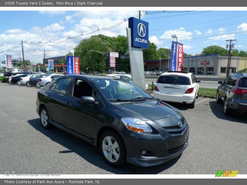Flint Mica / Dark Charcoal 2008 Toyota Yaris S Sedan