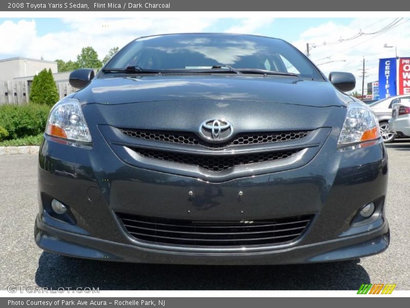 Flint Mica / Dark Charcoal 2008 Toyota Yaris S Sedan