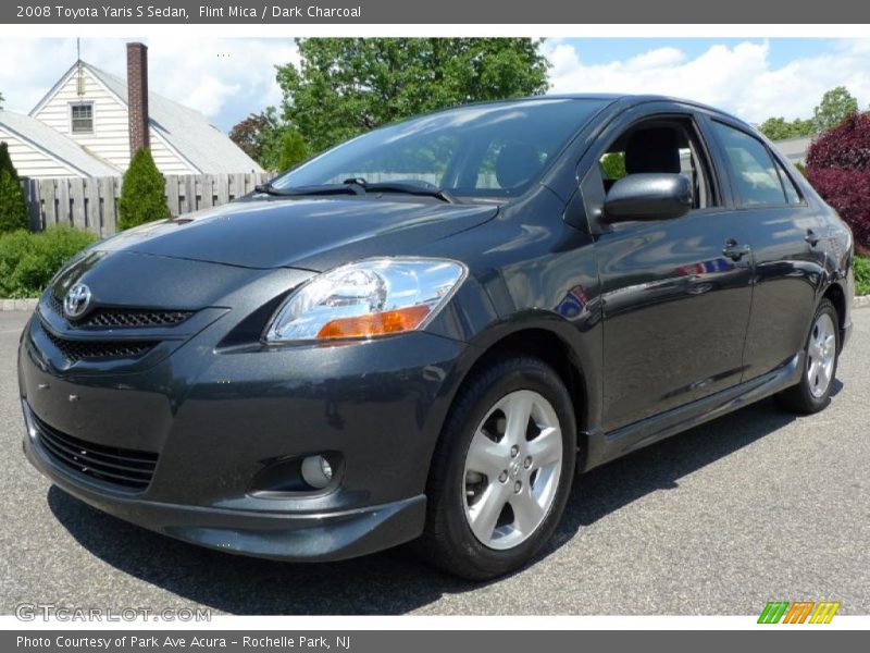 Flint Mica / Dark Charcoal 2008 Toyota Yaris S Sedan
