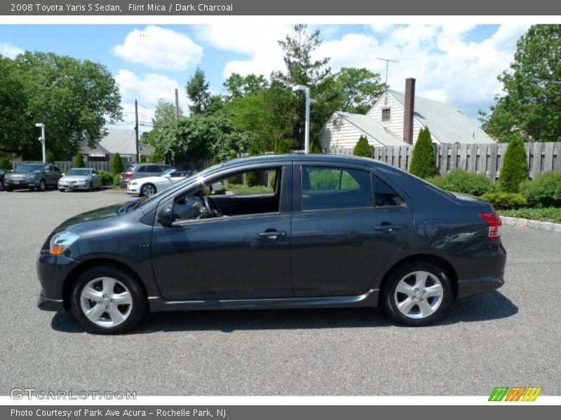 Flint Mica / Dark Charcoal 2008 Toyota Yaris S Sedan