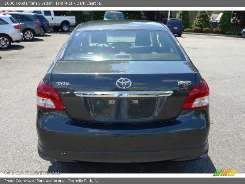 Flint Mica / Dark Charcoal 2008 Toyota Yaris S Sedan