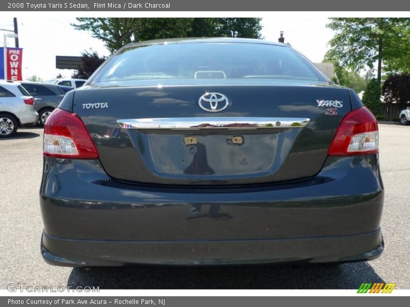 Flint Mica / Dark Charcoal 2008 Toyota Yaris S Sedan