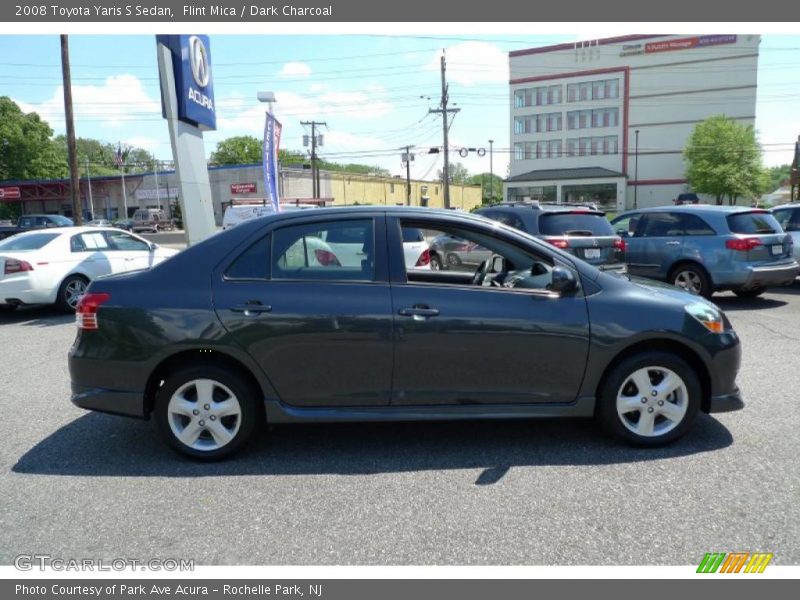 Flint Mica / Dark Charcoal 2008 Toyota Yaris S Sedan