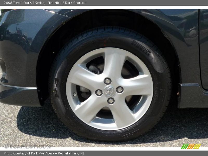 Flint Mica / Dark Charcoal 2008 Toyota Yaris S Sedan