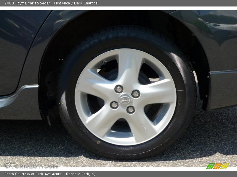 Flint Mica / Dark Charcoal 2008 Toyota Yaris S Sedan