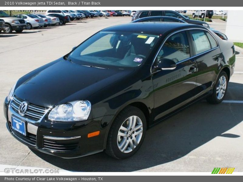 Black / Titan Black 2010 Volkswagen Jetta TDI Sedan