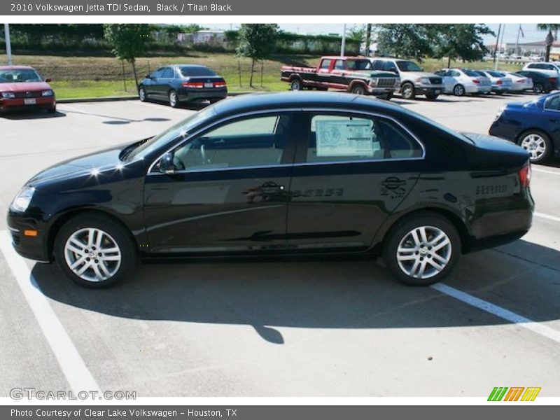 Black / Titan Black 2010 Volkswagen Jetta TDI Sedan