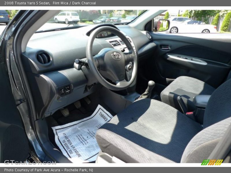 Flint Mica / Dark Charcoal 2008 Toyota Yaris S Sedan