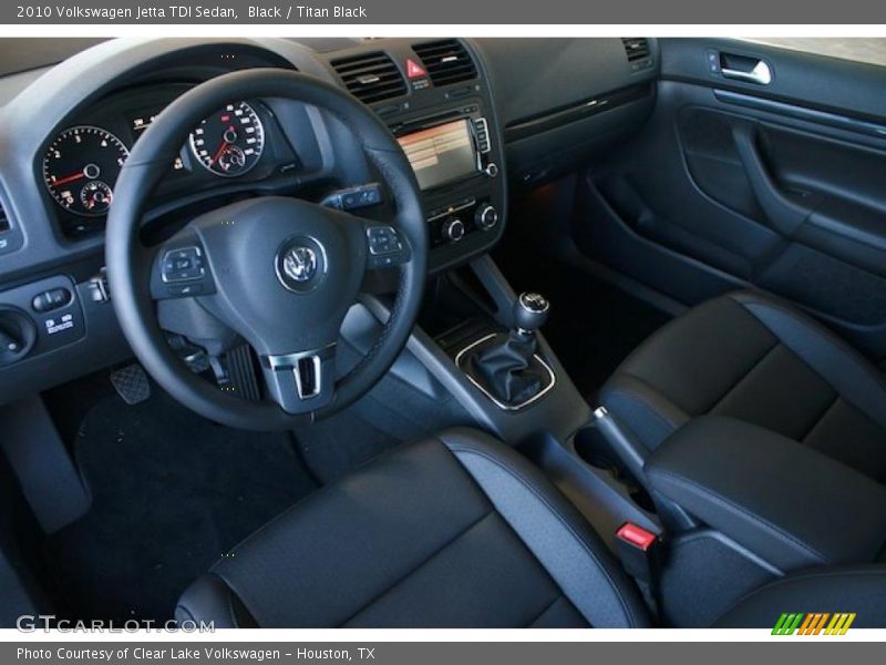 Black / Titan Black 2010 Volkswagen Jetta TDI Sedan