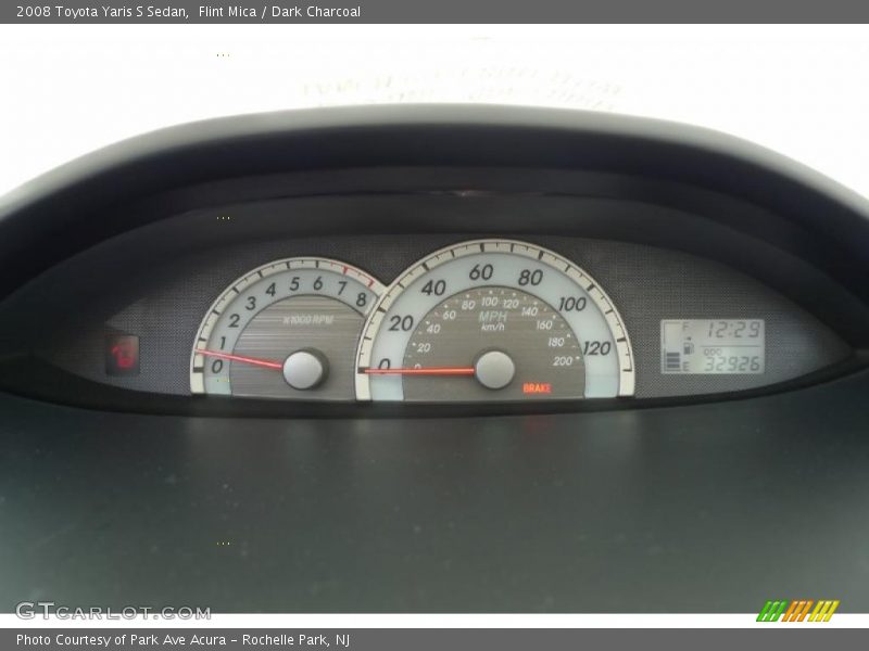 Flint Mica / Dark Charcoal 2008 Toyota Yaris S Sedan