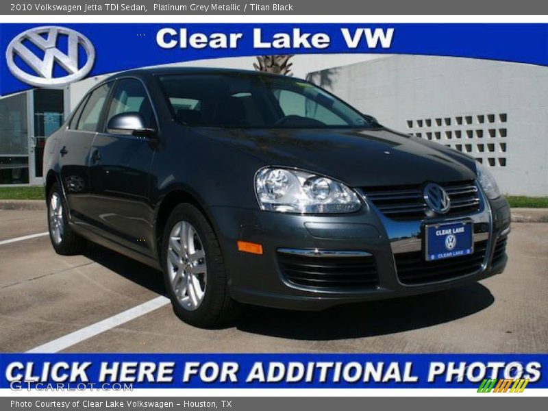 Platinum Grey Metallic / Titan Black 2010 Volkswagen Jetta TDI Sedan