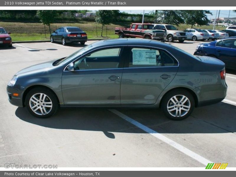 Platinum Grey Metallic / Titan Black 2010 Volkswagen Jetta TDI Sedan