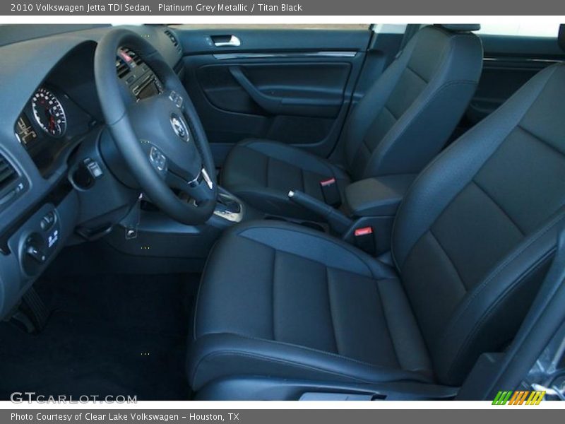 Platinum Grey Metallic / Titan Black 2010 Volkswagen Jetta TDI Sedan