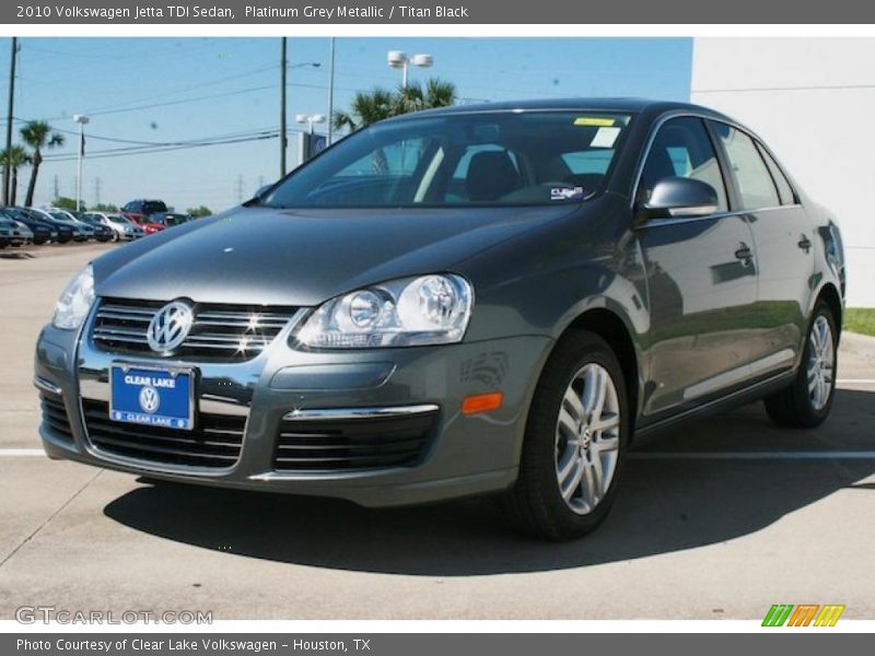 Platinum Grey Metallic / Titan Black 2010 Volkswagen Jetta TDI Sedan