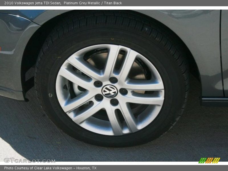 Platinum Grey Metallic / Titan Black 2010 Volkswagen Jetta TDI Sedan