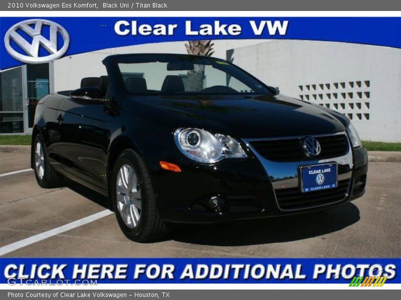 Black Uni / Titan Black 2010 Volkswagen Eos Komfort