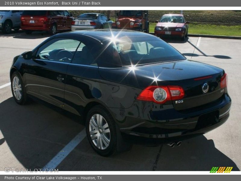 Black Uni / Titan Black 2010 Volkswagen Eos Komfort