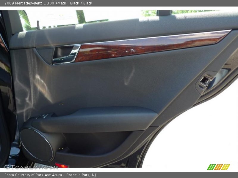 Black / Black 2009 Mercedes-Benz C 300 4Matic