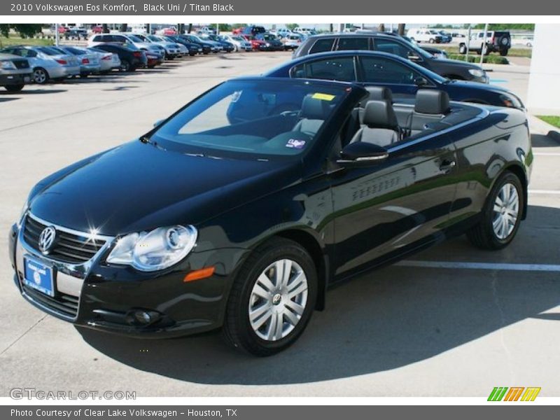 Black Uni / Titan Black 2010 Volkswagen Eos Komfort