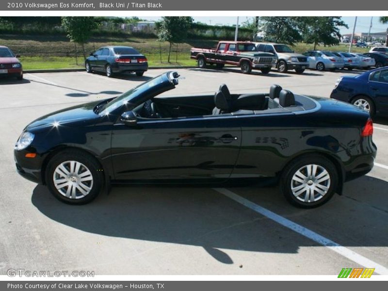 Black Uni / Titan Black 2010 Volkswagen Eos Komfort