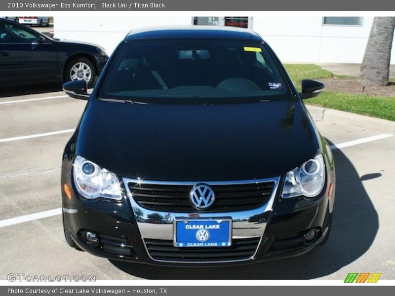 Black Uni / Titan Black 2010 Volkswagen Eos Komfort
