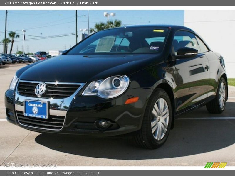 Black Uni / Titan Black 2010 Volkswagen Eos Komfort
