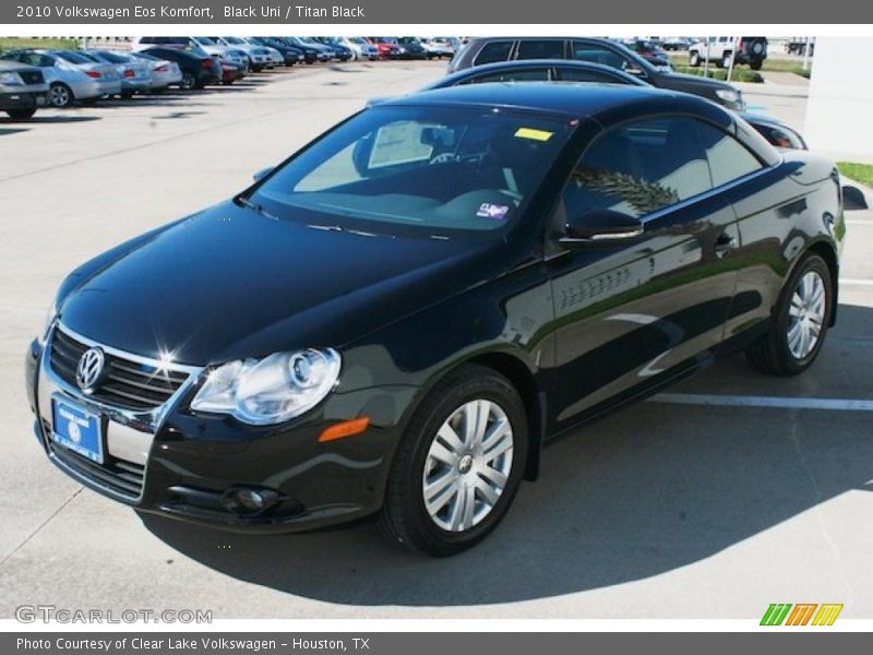 Black Uni / Titan Black 2010 Volkswagen Eos Komfort