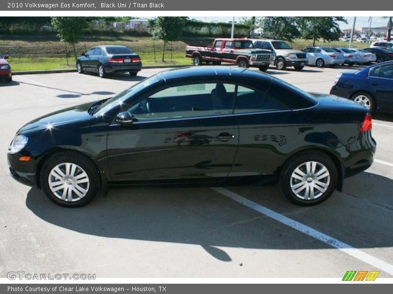 Black Uni / Titan Black 2010 Volkswagen Eos Komfort