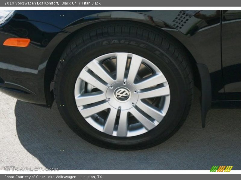 Black Uni / Titan Black 2010 Volkswagen Eos Komfort